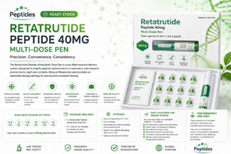 Retatrutide Peptide 40mg Multi-Dose Pen (Ready Stock)